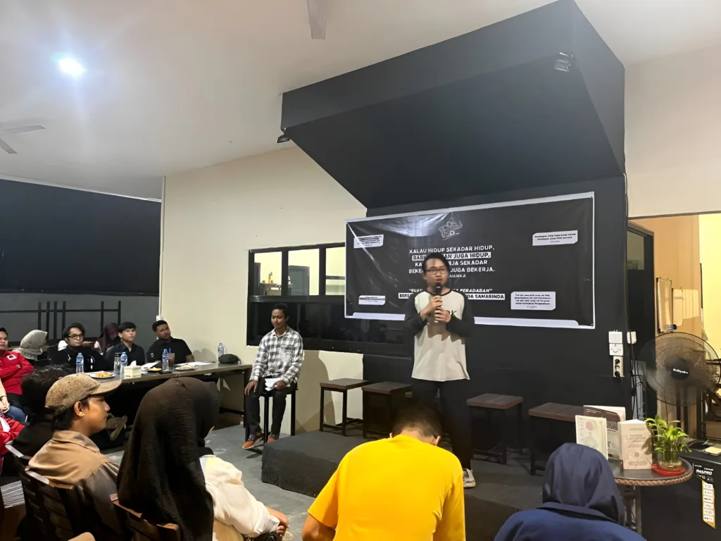 Foto: Suasana Diskusi Tumbuk Caleg di Samarinda.