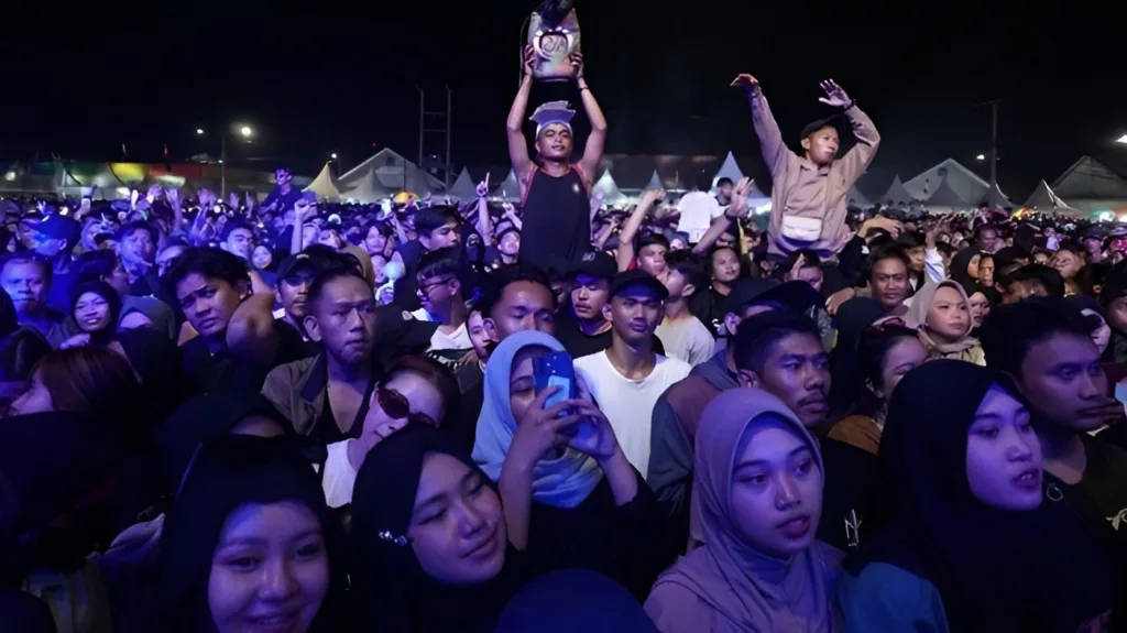 Suasana Malam puncak Pesta Laut "Pesisir Nusantara 2024" pada Minggu (3/3/2024). (Istimewa)