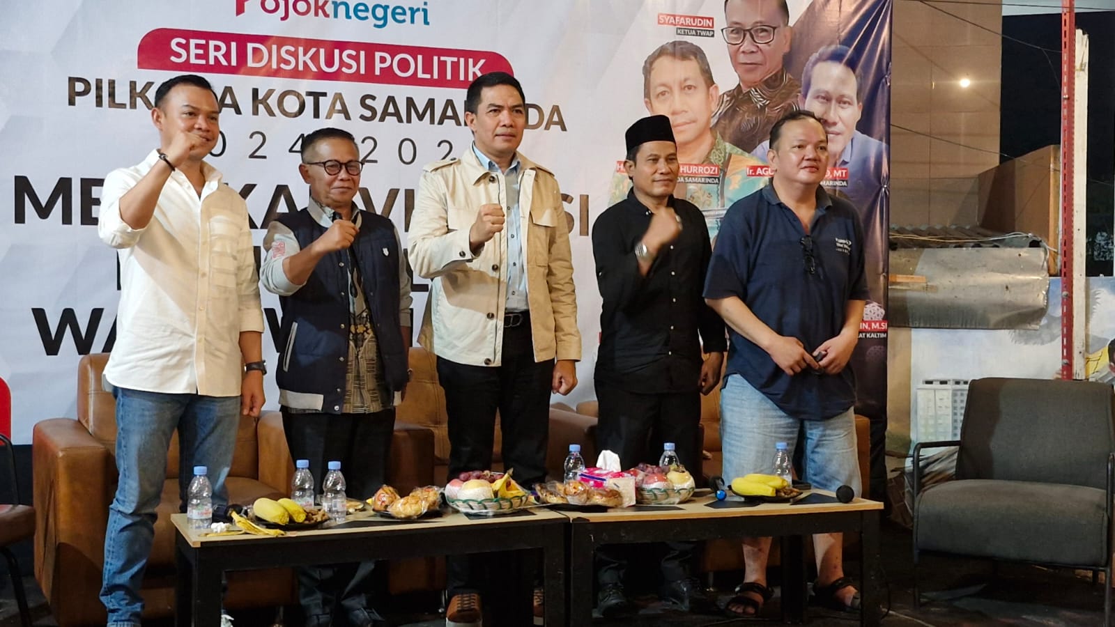Foto: Suasana Seri Diskusi Politik, Bersama Wali Kota Samarinda Andi Harun.