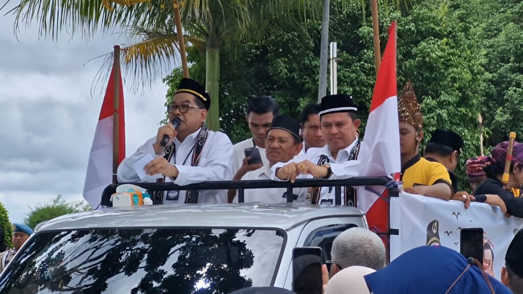 Foto: Pasangan Awang Yacoub Luthman dan Ahmad Zais kini resmi maju sebagai calon Bupati dan Wakil Bupati Kutai Kartanegara dalam Pemilihan Kepala Daerah (Pilkada) 2024 pada Rabu (28/08/24).