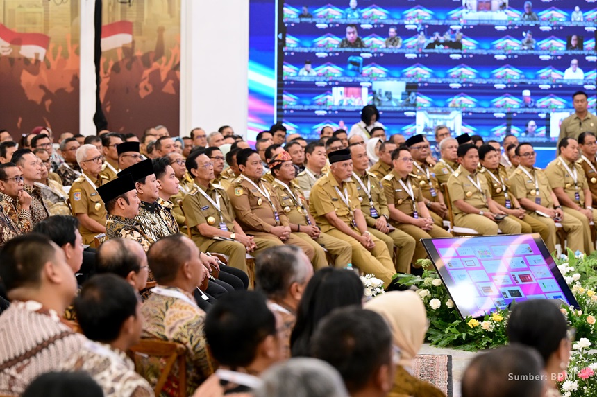 Foto: Kepala Otorita IKN Basuki Hadimuljono sampaikan milestone pembangunan IKN tahun 2025 dan 2028 di Bappenas.