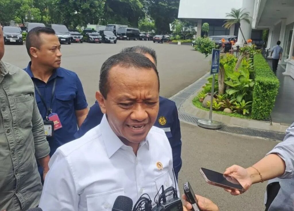 Foto: Menteri Energi dan Sumber Daya Mineral (ESDM), Bahlil Lahadalia.