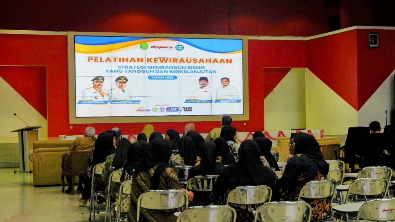 Foto: Pelatihan kewirausahaan yang diselenggarakan Pemkab Kutai kartanegara.