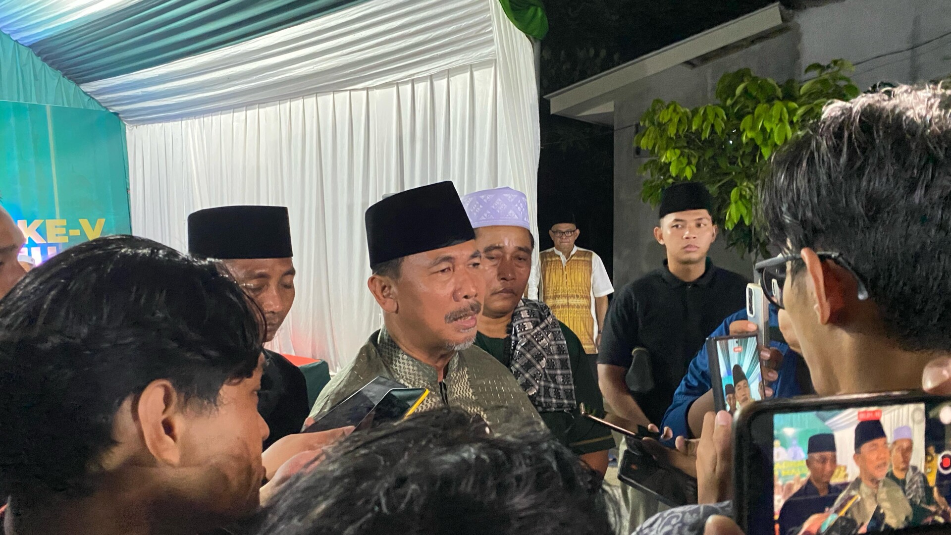 Foto: Sekda Kukar, Sunggono, beri sambutan di Festival Ramdhan Ke-V, Kelurahan Maluhu.