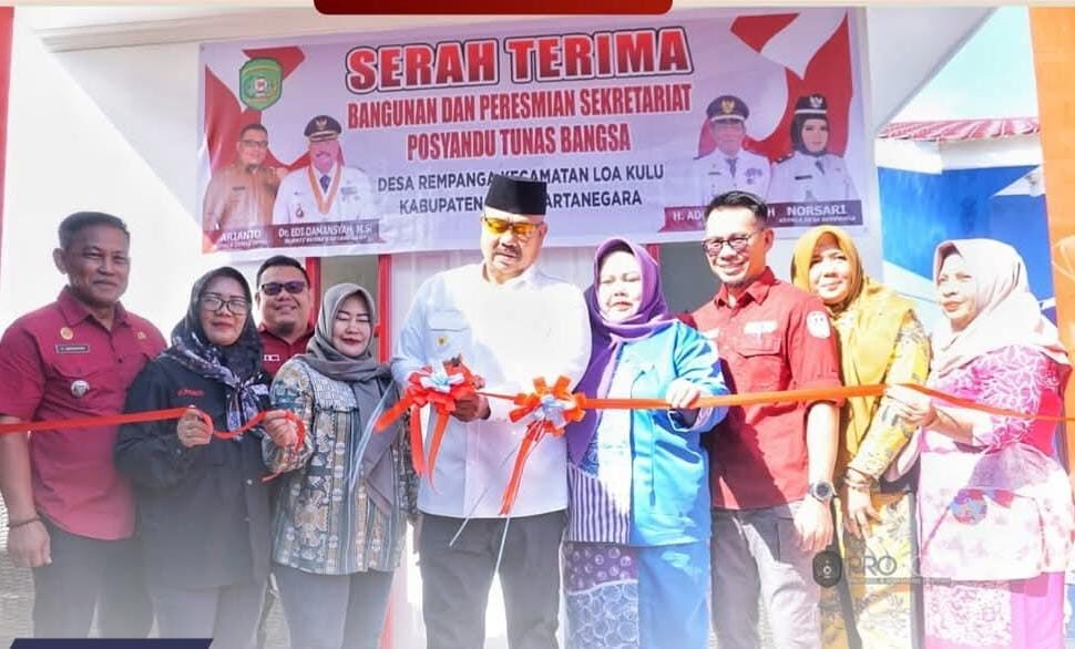 Foto: Peresmian Bangunan Posyandu Desa Rempangan Beberapa Waktu Lalu.