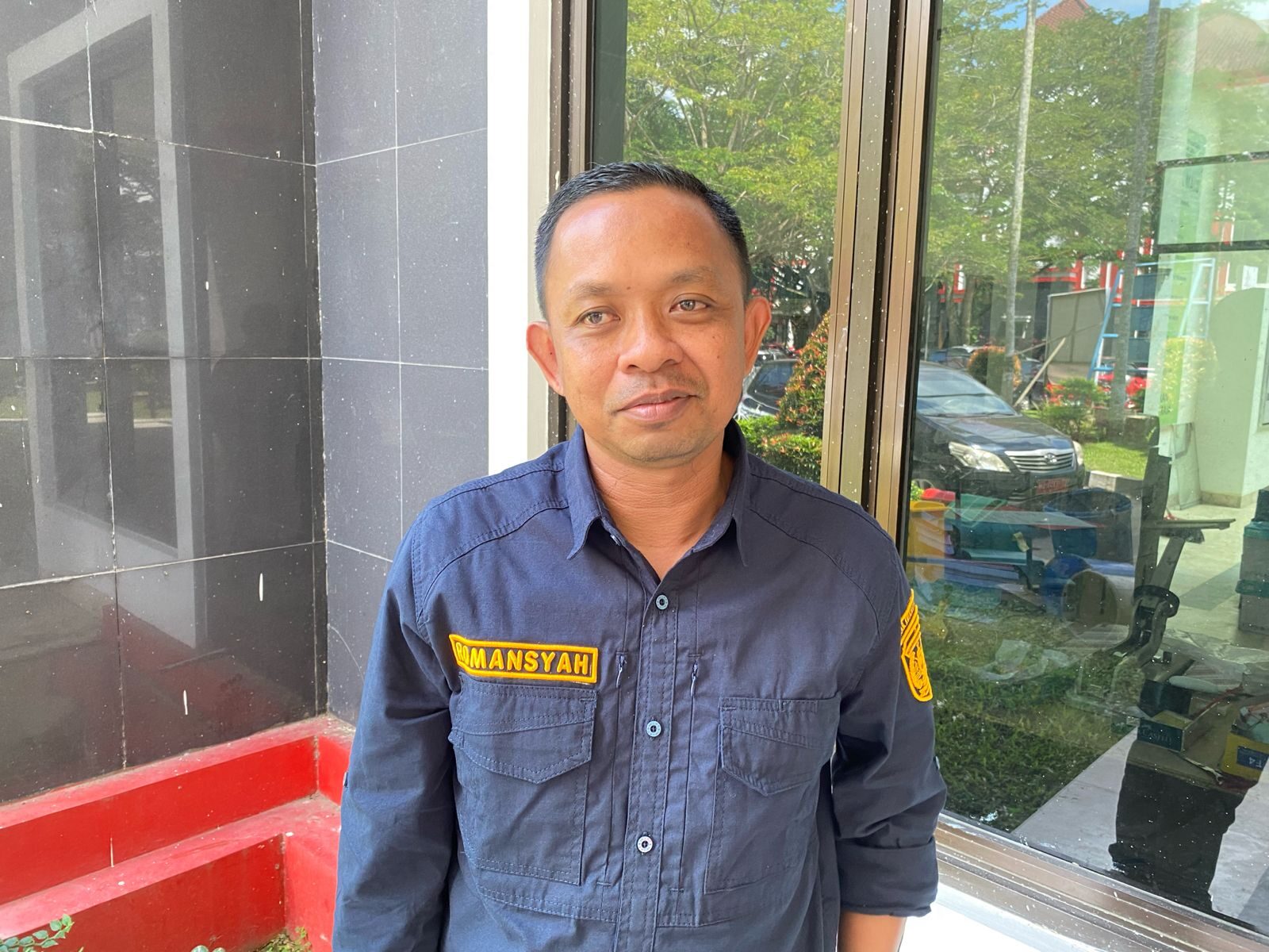 Foto: Romansyah, bendahara Desa Muara Muntai Ulu.