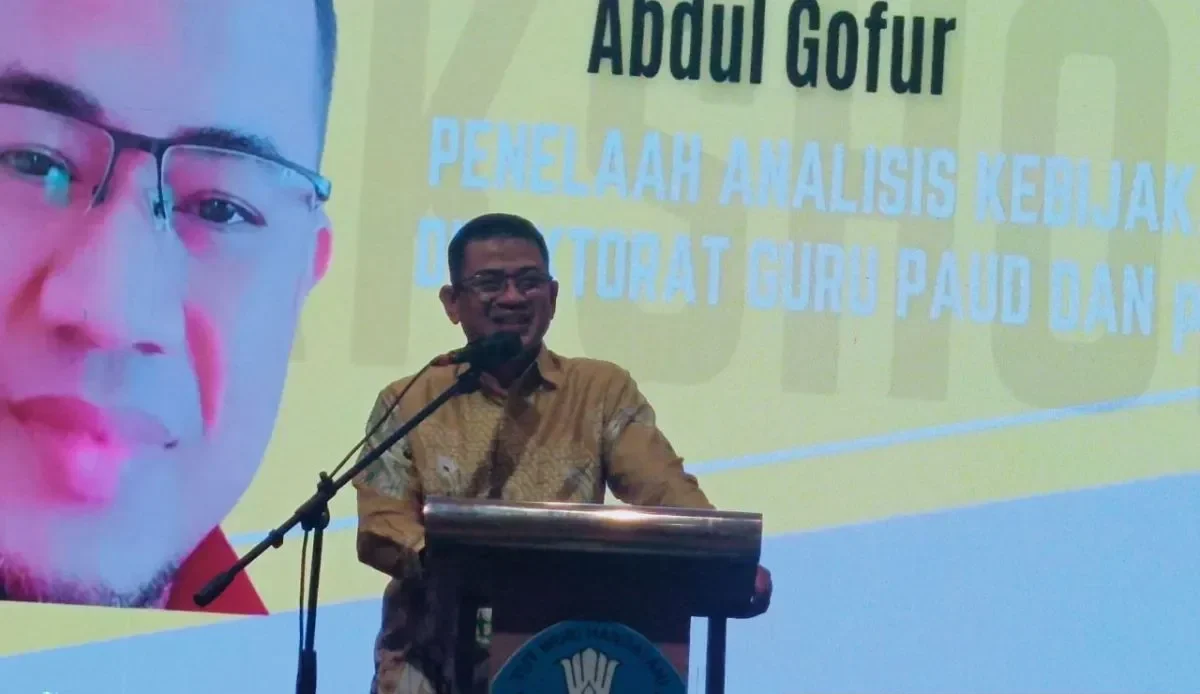 Foto : Penelaah Analisis Kebijakan Direktorat Guru PAUD dan PNF Kemendikdasmen, Abdul Gofur.