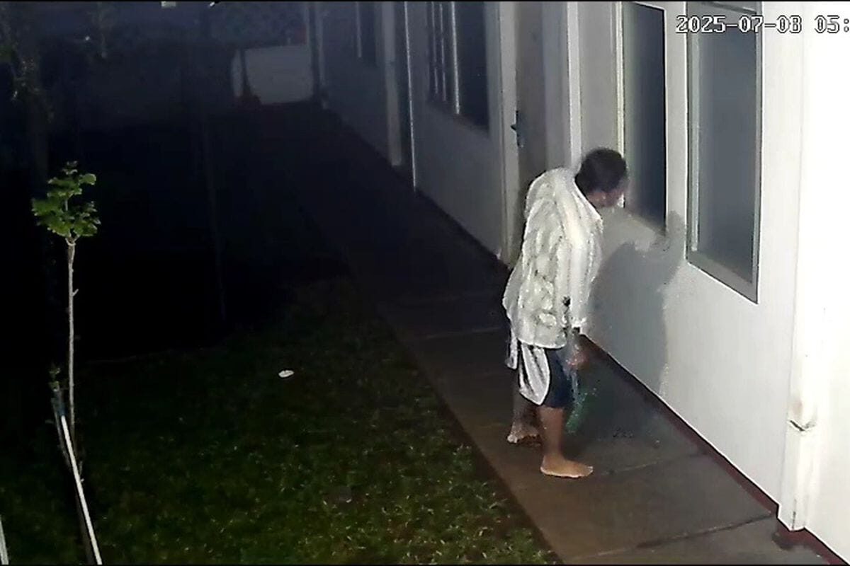 Foto: Rekaman CCTV Kost yang ditinggali korban.